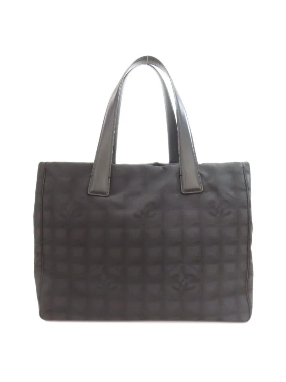 Chanel New Travel Line MM Tote Nylon Jacquard
